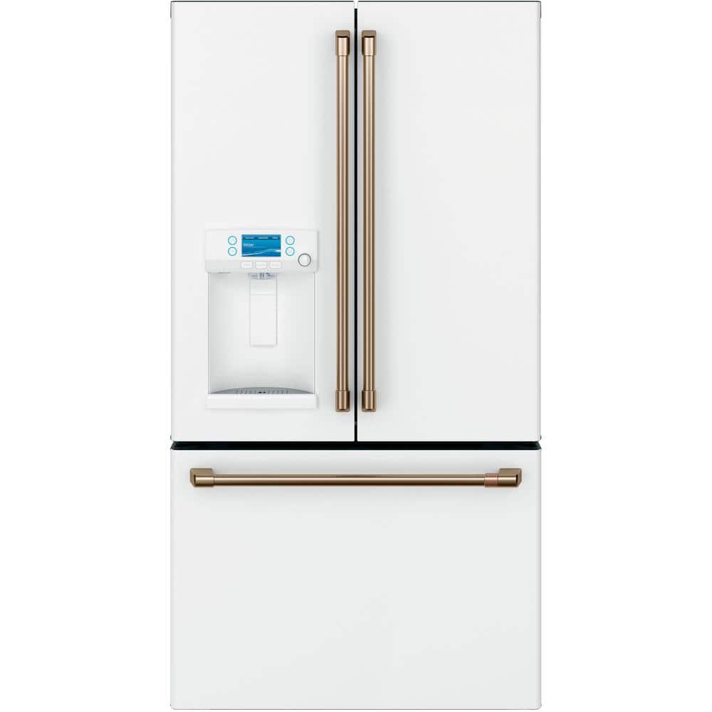 Cafe 22.2 cu. ft. Smart French Door Refrigerator with Hot Water Dispen