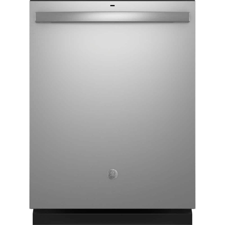 GE 24 in. Built-In Tall Tub Top Control Fingerprint Resistant Stainless Steel Dishwasher w/3rd Rack, Bottle Jets, 50 dBA