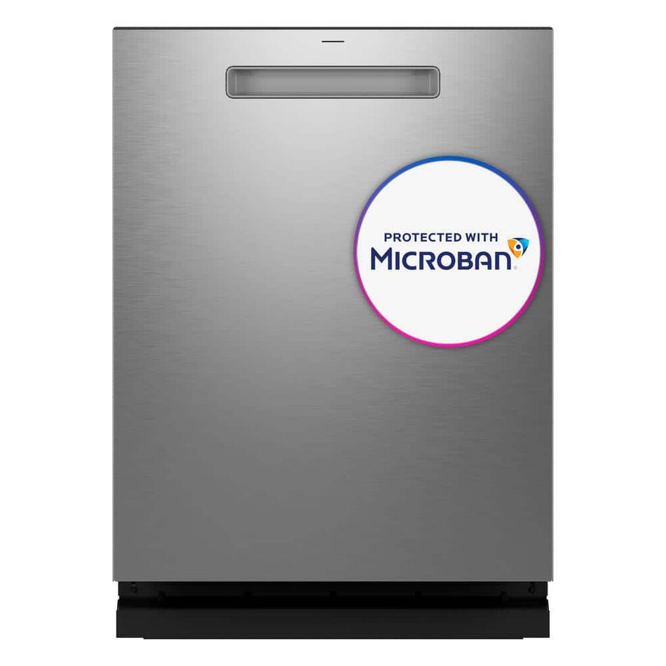 GE Profile 24 in. Fingerprint Resistant Stainless Top Control Smart Built-In Tall Tub Dishwasher with Microban Technology, 44 dBA