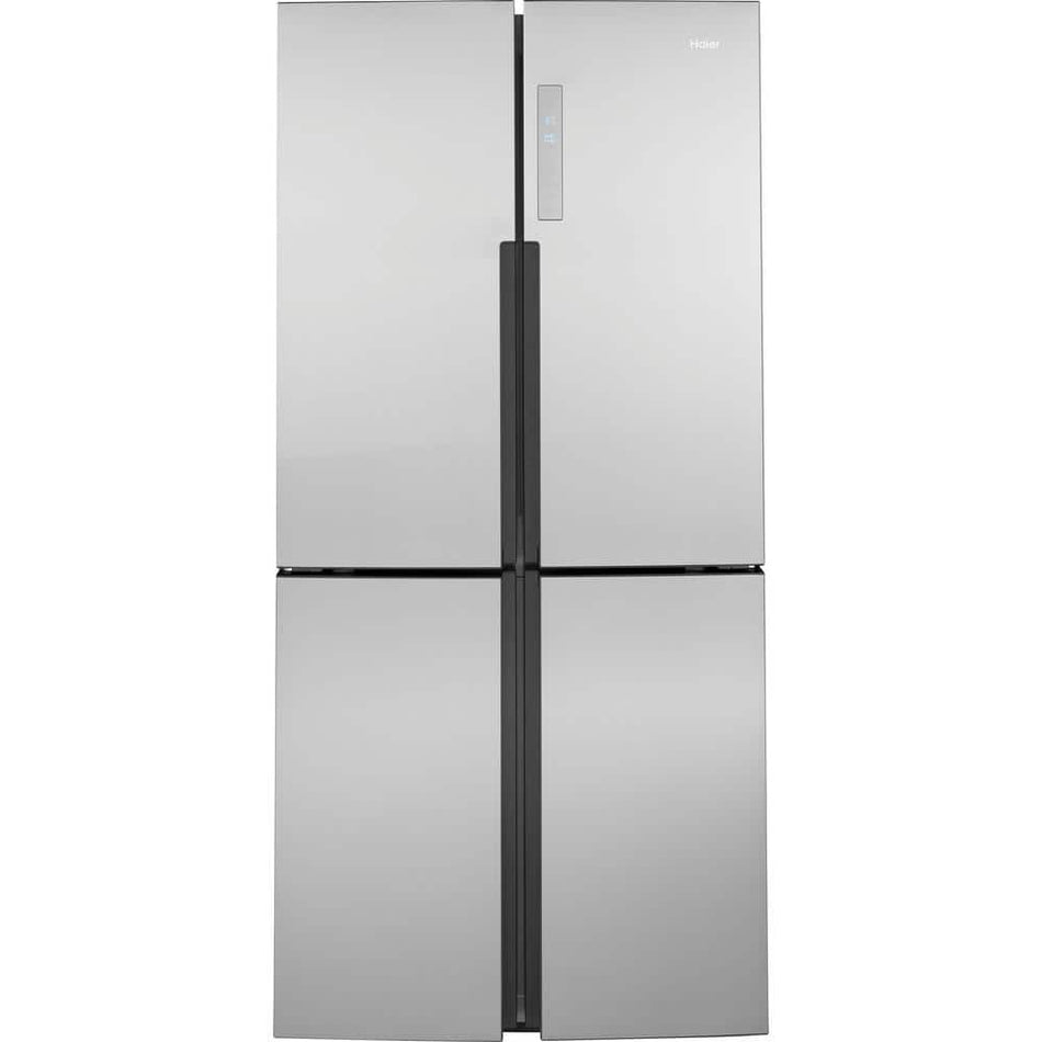 Haier 16.8 cu. ft. Counter Depth French Door Refrigerator in Stainless Steel