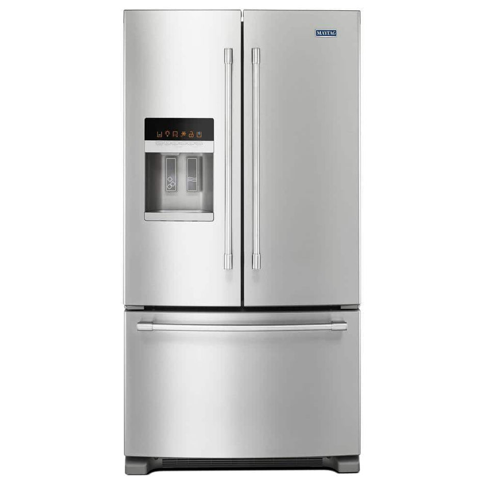 Maytag 25 cu. ft. French Door Refrigerator in Fingerprint Resistant Stainless Steel