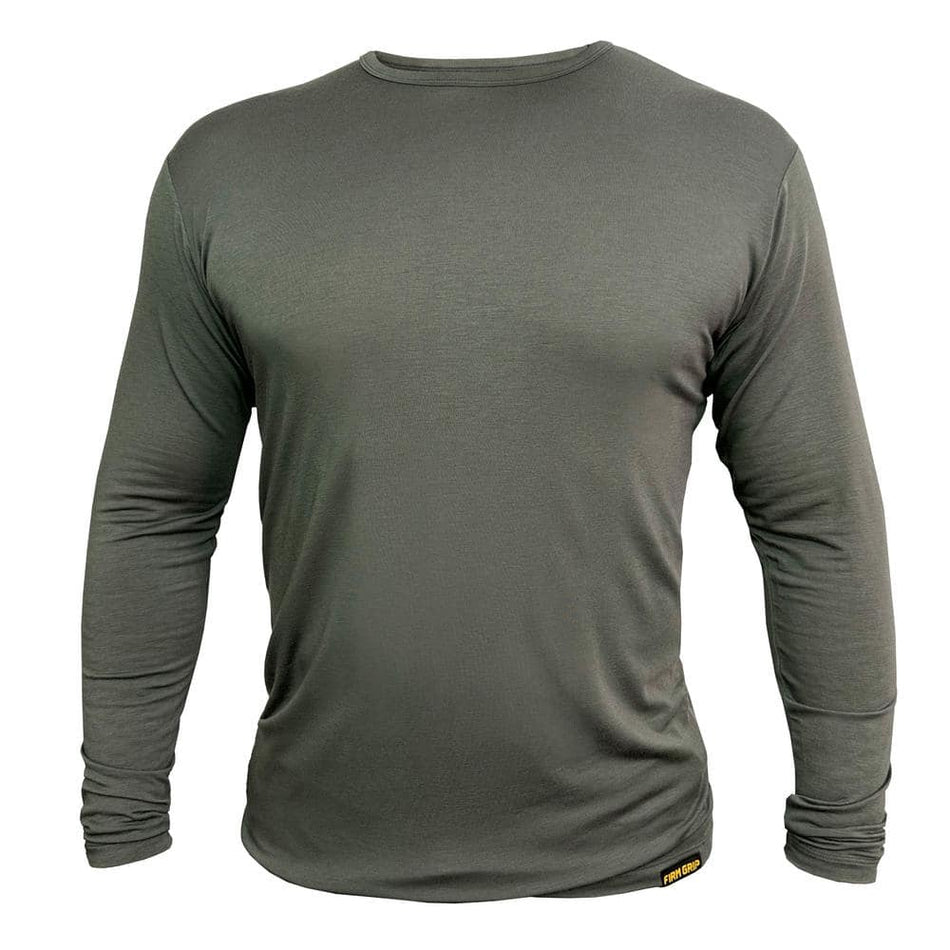 FIRM GRIP Men's Large Gray Base Layer Shirt