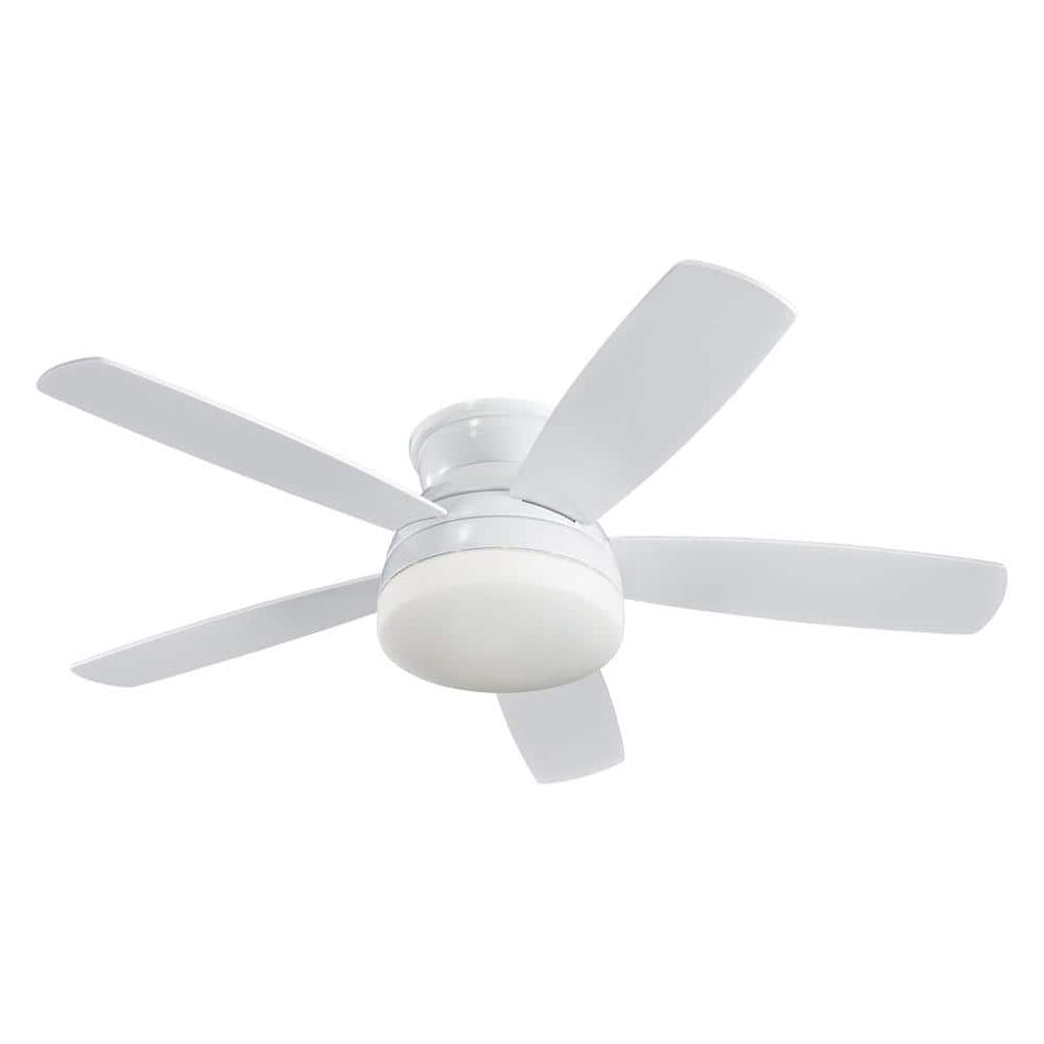 Generation Lighting Traverse 52 in. Indoor White Ceiling Fan with Light Kit