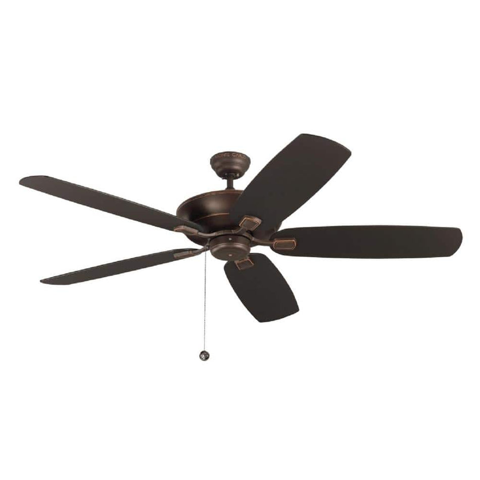 Generation Lighting Colony Super Max 60 in. Indoor/Outdoor Roman Bronze Ceiling Fan