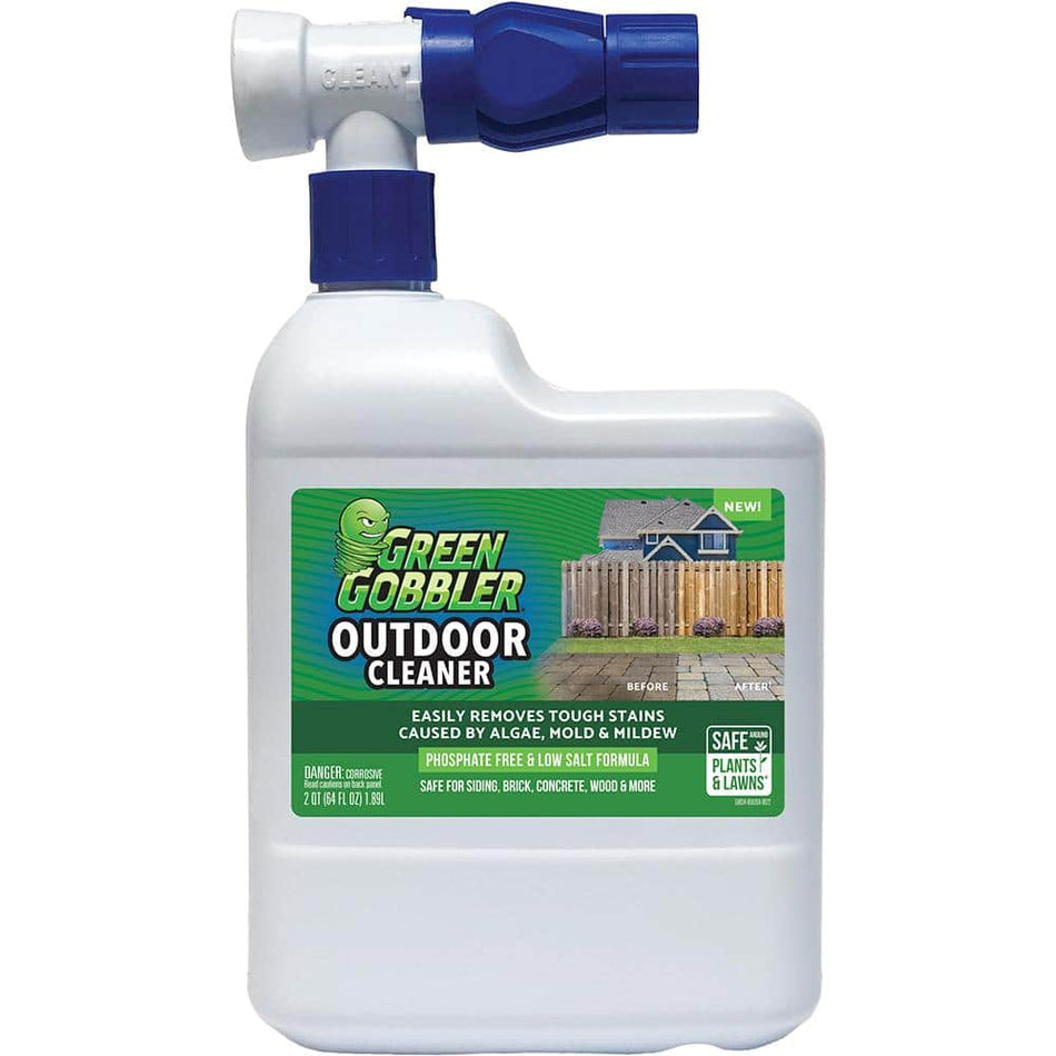 Green Gobbler 64oz Outdoor Multi-Surface Cleaner with Hose End Sprayer