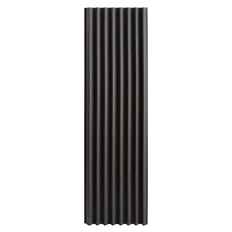 Ejoy 94.5 in. x 4.8 in. x 0.5 in. Vinyl Wall Siding Panel in Grey Color (Set of 6-Piece)