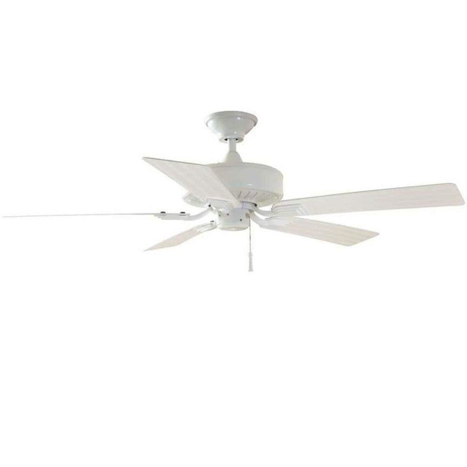 Hampton Bay Barrow Island 52 in. Indoor/Outdoor White Ceiling fan