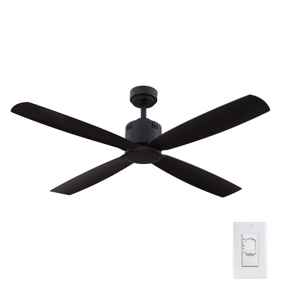 Home Decorators Collection Kitteridge 52 in. Indoor Matte Black Ceiling Fan