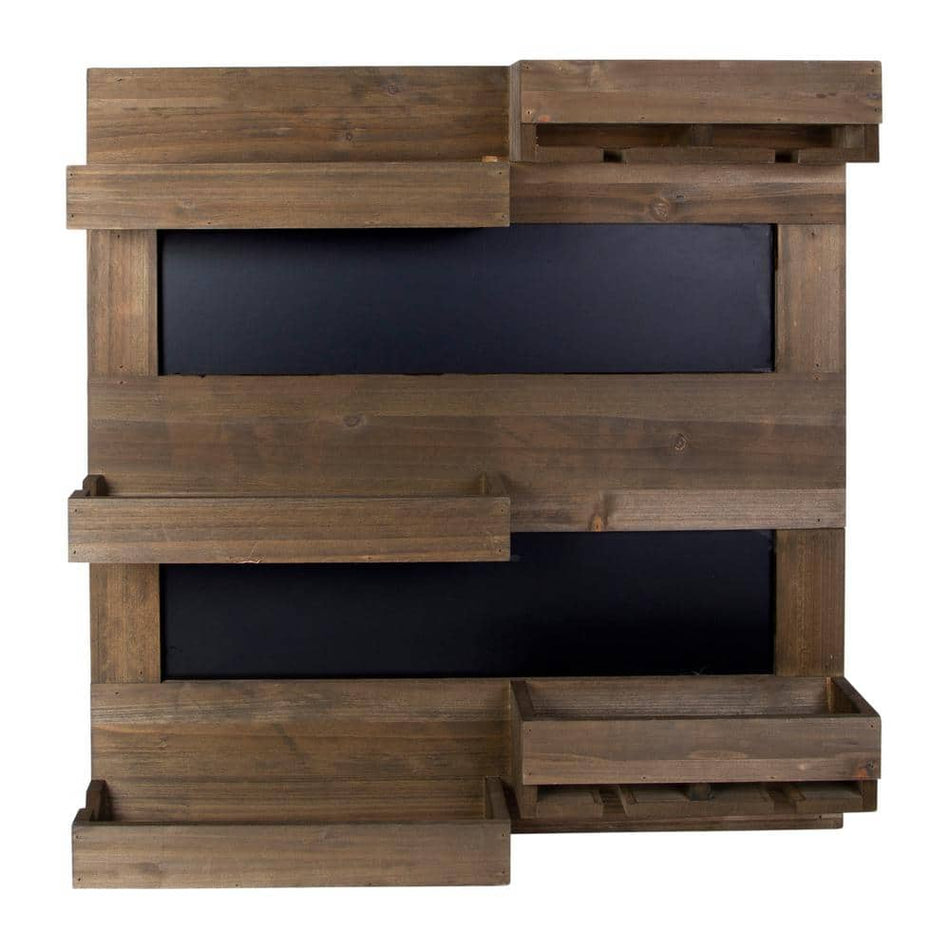 HOME ESSENTIALS AND BEYOND 27 in. L Reclaimed Wood Wall Bar