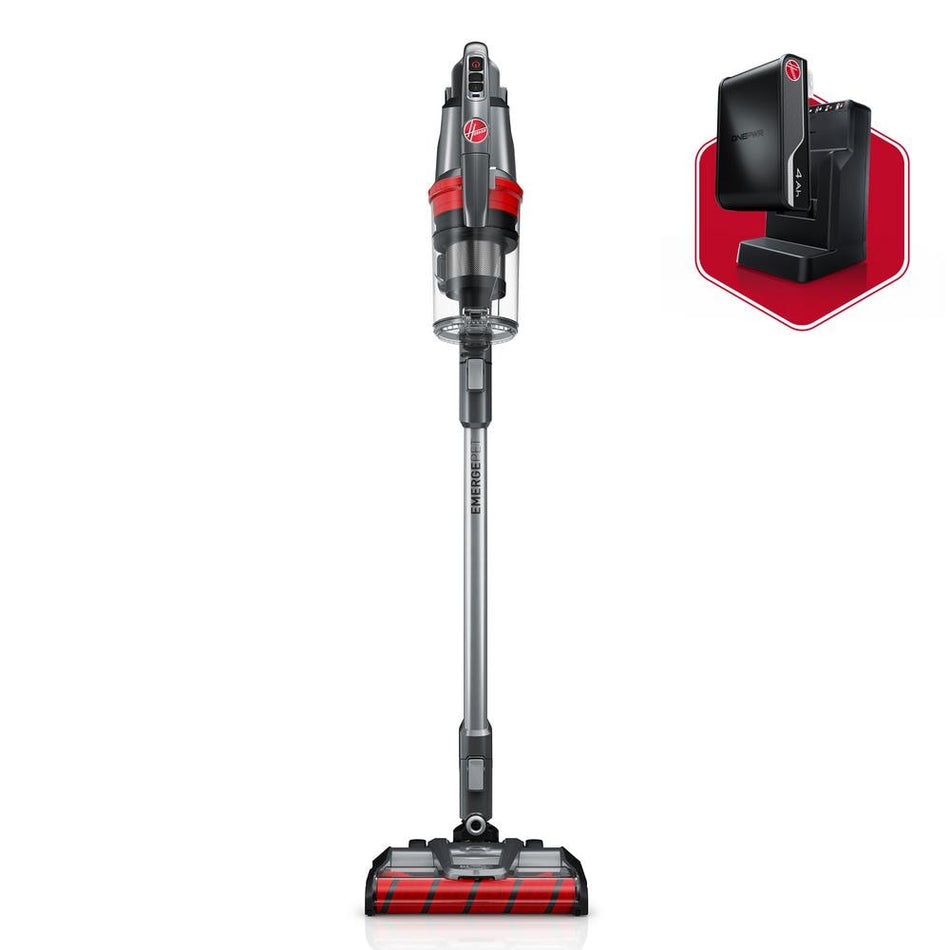 HOOVER Emerge Pet, Bagless, Cordless, Reusable Filter, Stick Vacuum, All-Terrain for All Floors in Gray