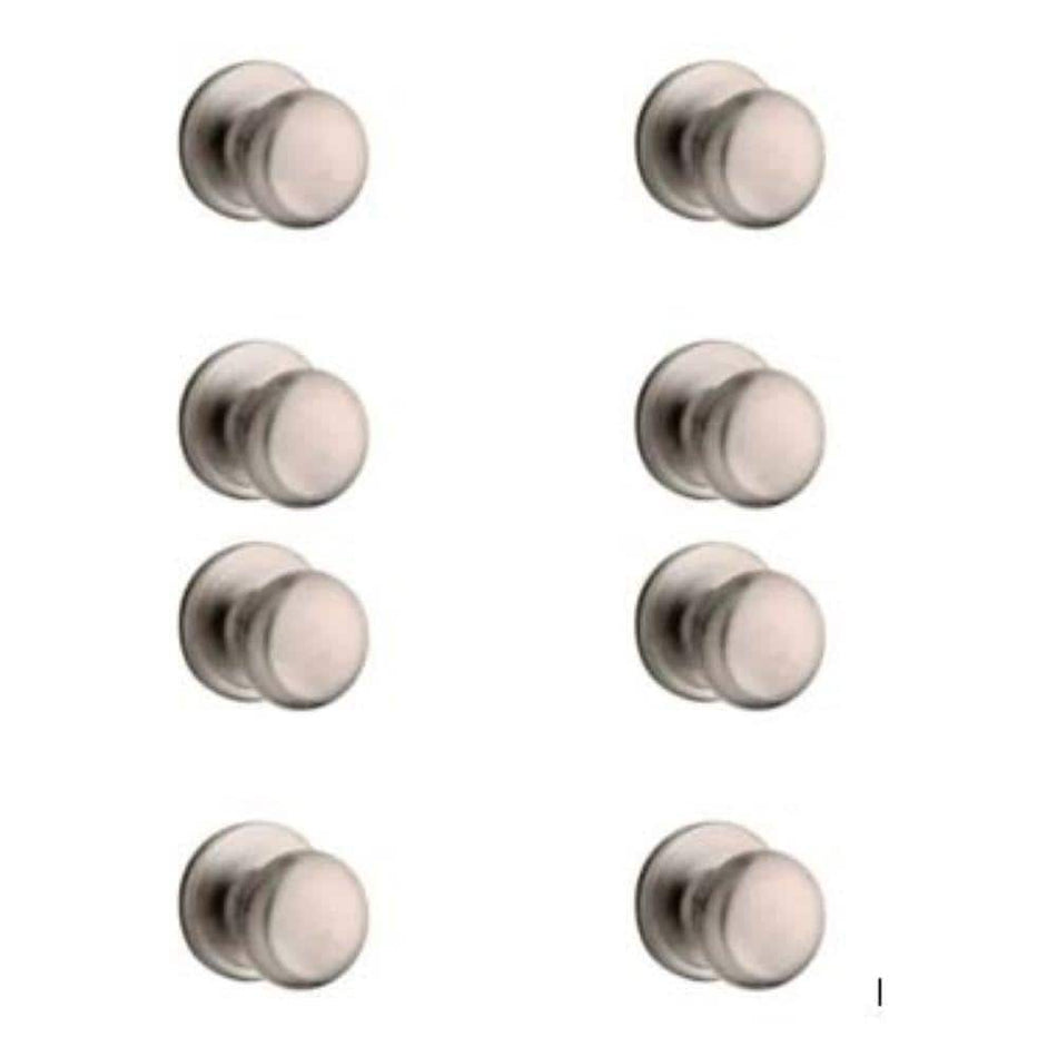 Kwikset Juno Satin Nickel Passage Hall/Closet Door Knob (8-Pack)