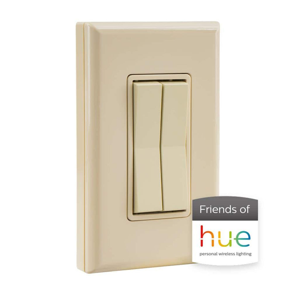 RunLessWire Click for Philips Hue Wireless Dimmer Light Switch