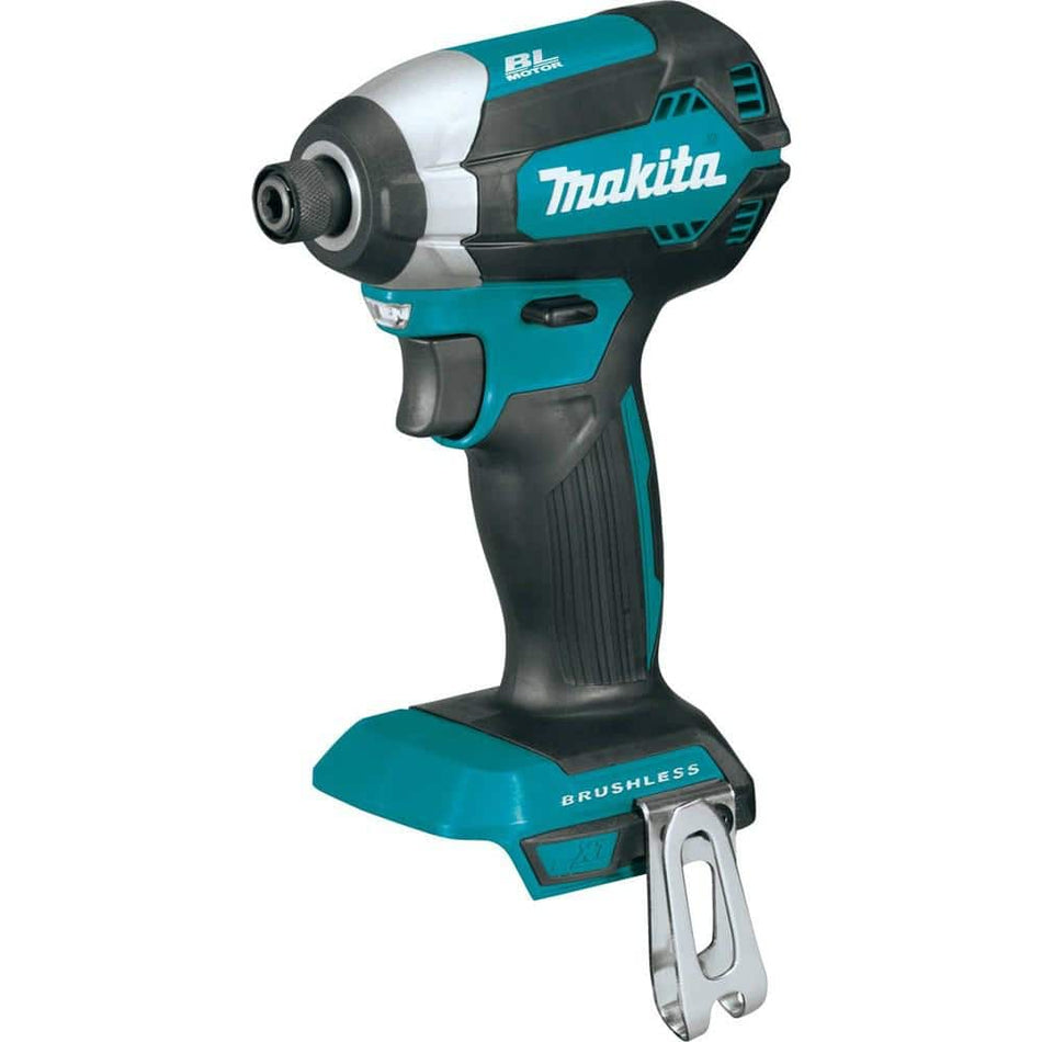 Makita 18V LXT Lithium-Ion Brushless 1/4 in. Cordless Variable Speed Impact Driver (Tool Only)