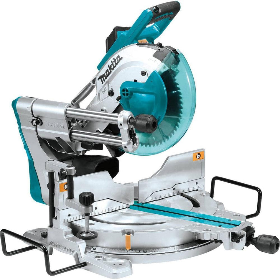 Makita 15 Amp 10 in. Dual Bevel Sliding Compound Miter Saw with Laser