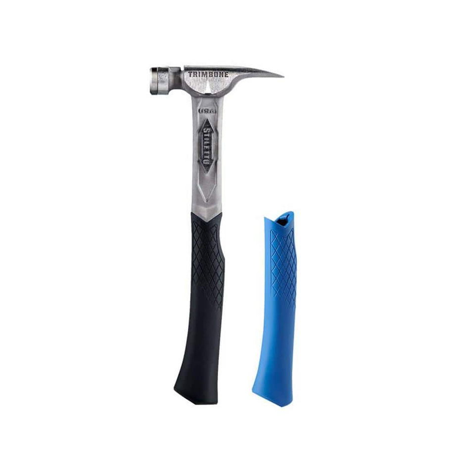 Milwaukee TRIMBONE Titanium Smooth Face with Curved Handle with TRIMBONE Blue Replacement Grip