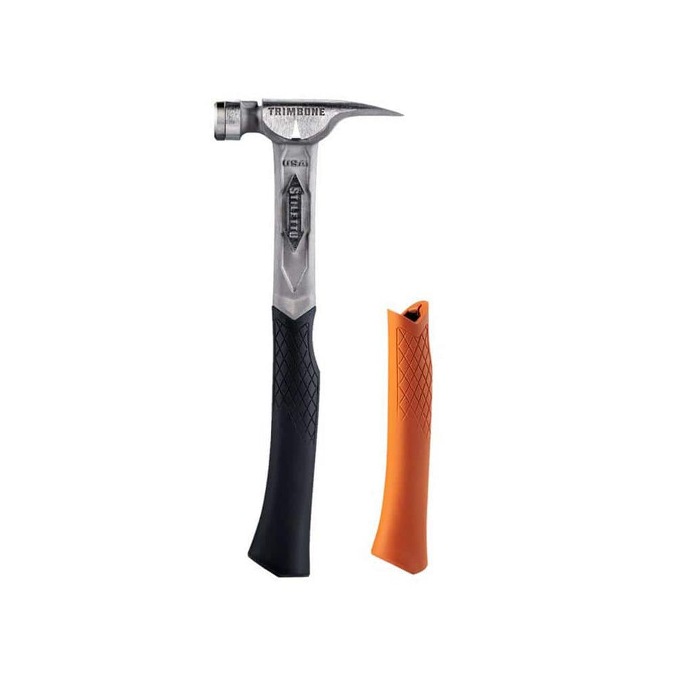 Milwaukee TRIMBONE Titanium Smooth Face with Curved Handle with TRIMBONE Orange Replacement Grip