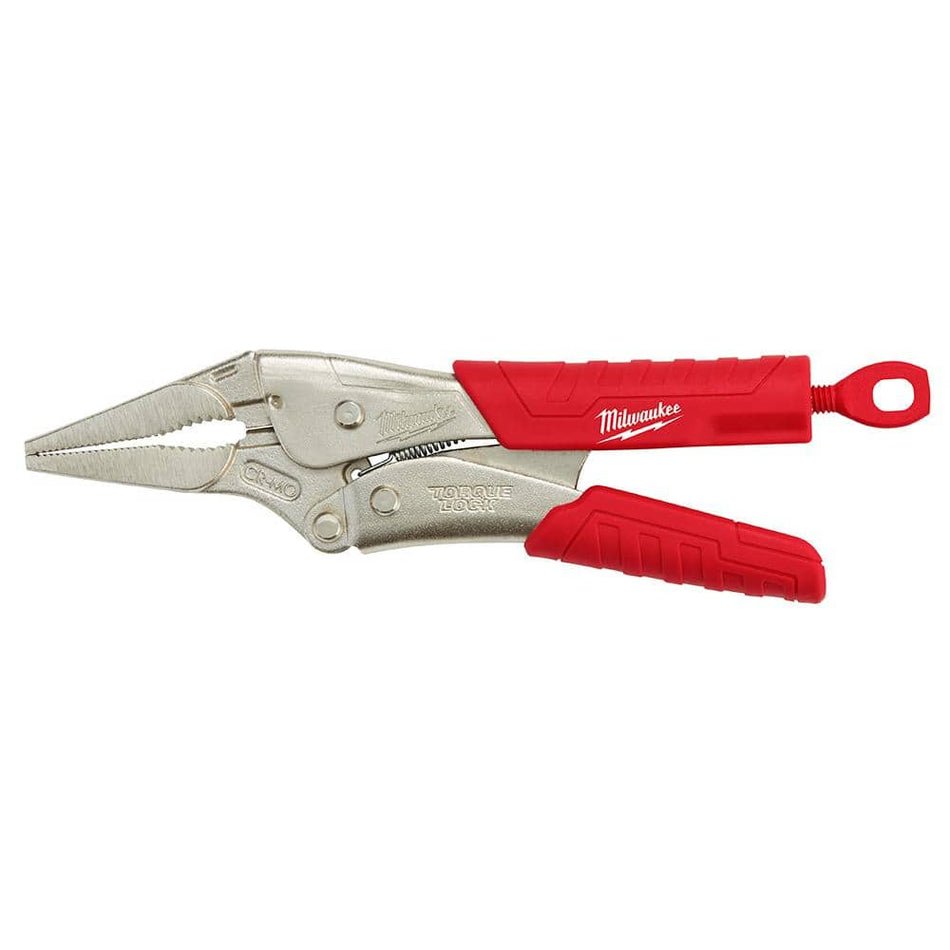 Milwaukee 9 in. Torque Lock Long Nose Locking Pliers with Durable Grip