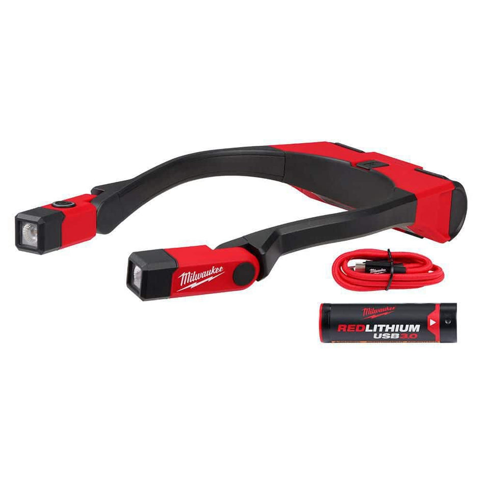 Milwaukee 400 Lumens LED REDLITHIUM Rechargeable Neck Light