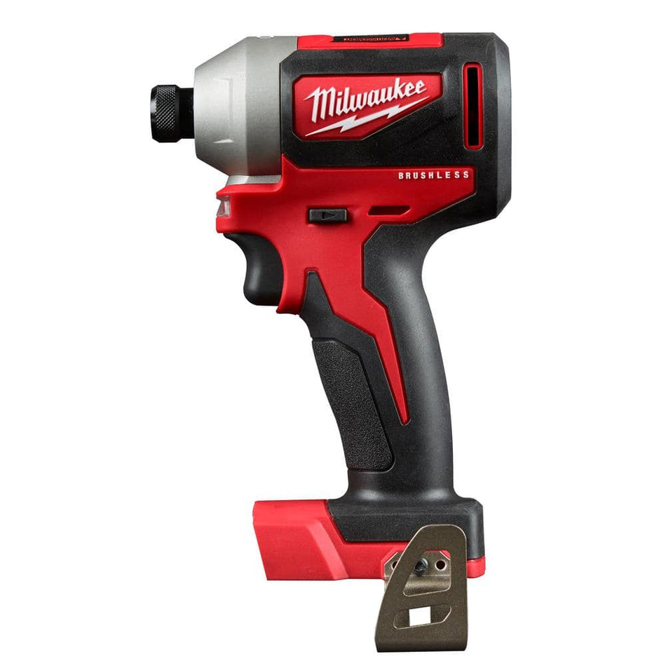 Milwaukee M18 18V Lithium-Ion Brushless Cordless 1/4 in. Impact Driver (Tool Only)