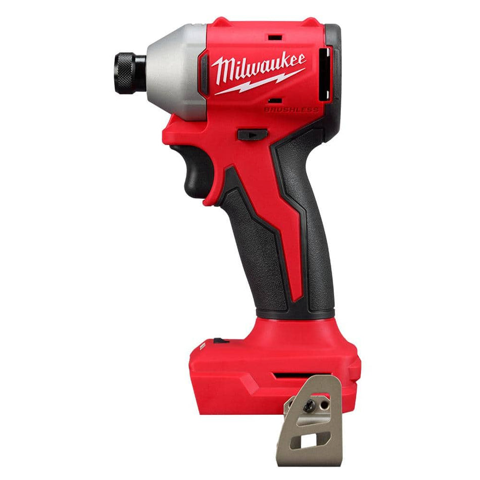 Milwaukee M18 18V Lithium-Ion Compact Brushless Cordless 1/4 in. Impact Driver (Tool-Only)