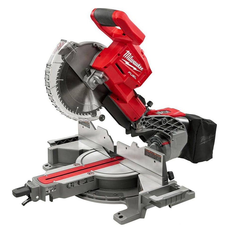 Milwaukee M18 FUEL 18V Lithium-Ion Brushless Cordless 10 in. Dual Bevel Sliding Compound Miter Saw (Tool-Only)