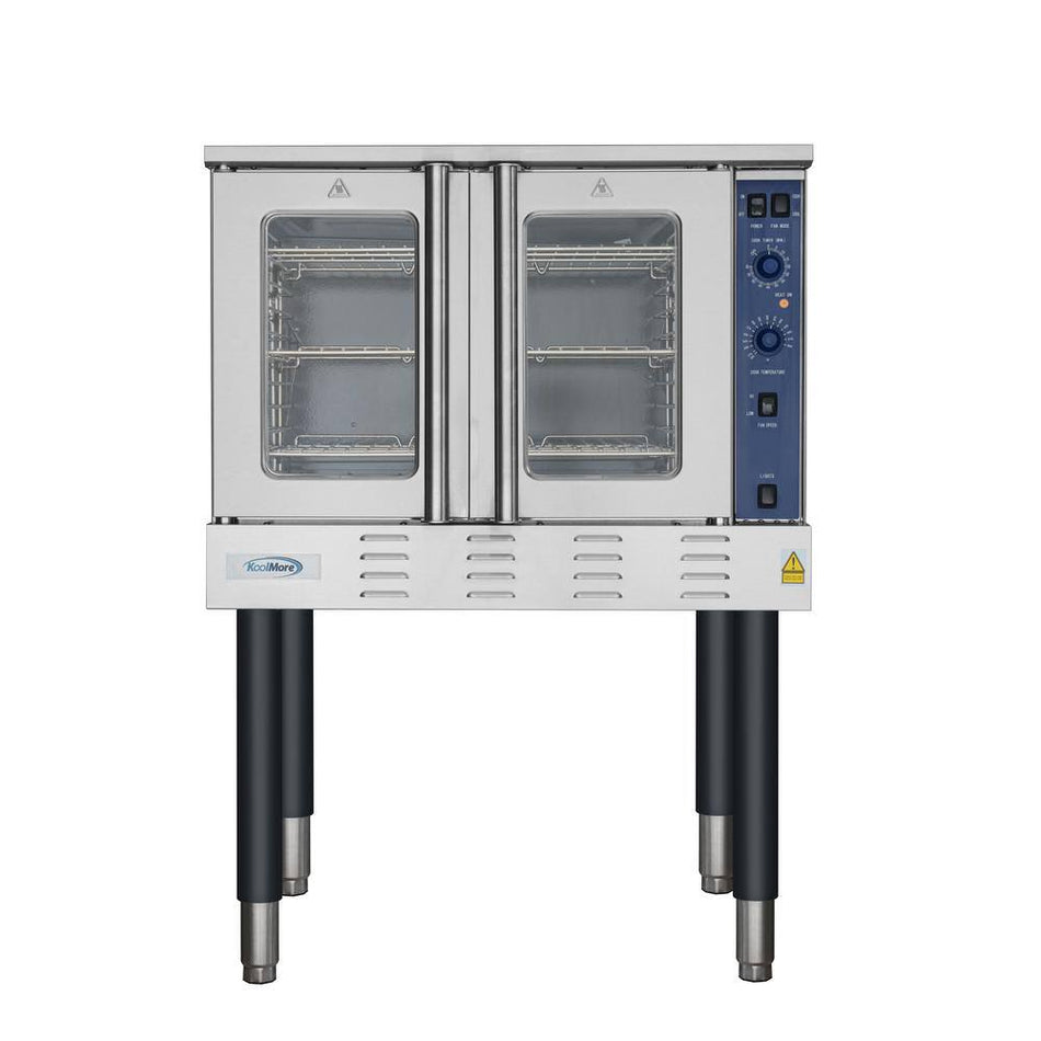 Koolmore 38 in. Full-Size Single Deck Commercial Natural Gas Convection Oven 54,000 BTU