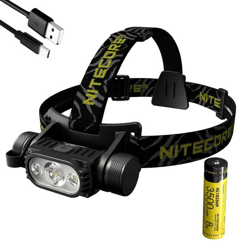 NITECORE 1750 Lumens LED USB-C Rechargeable Headlamp with Red Light