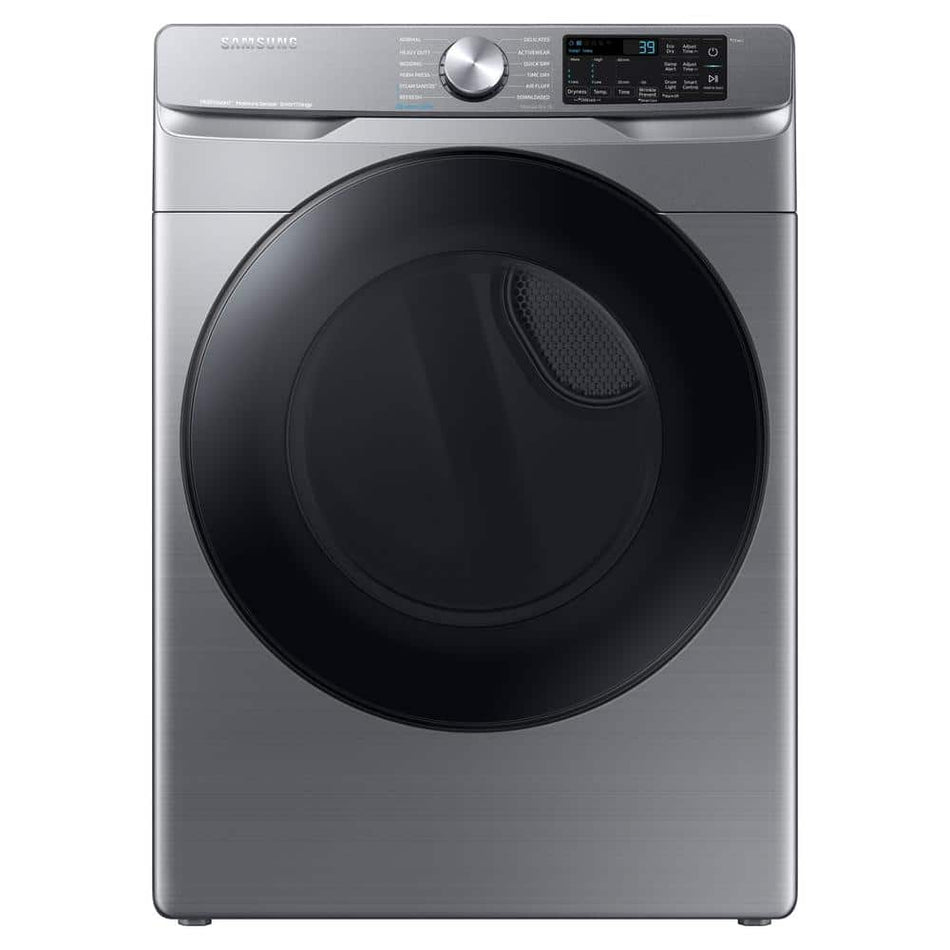 Samsung 7.5 cu. ft. Smart Gas Dryer with Steam Sanitize+ in Platinum