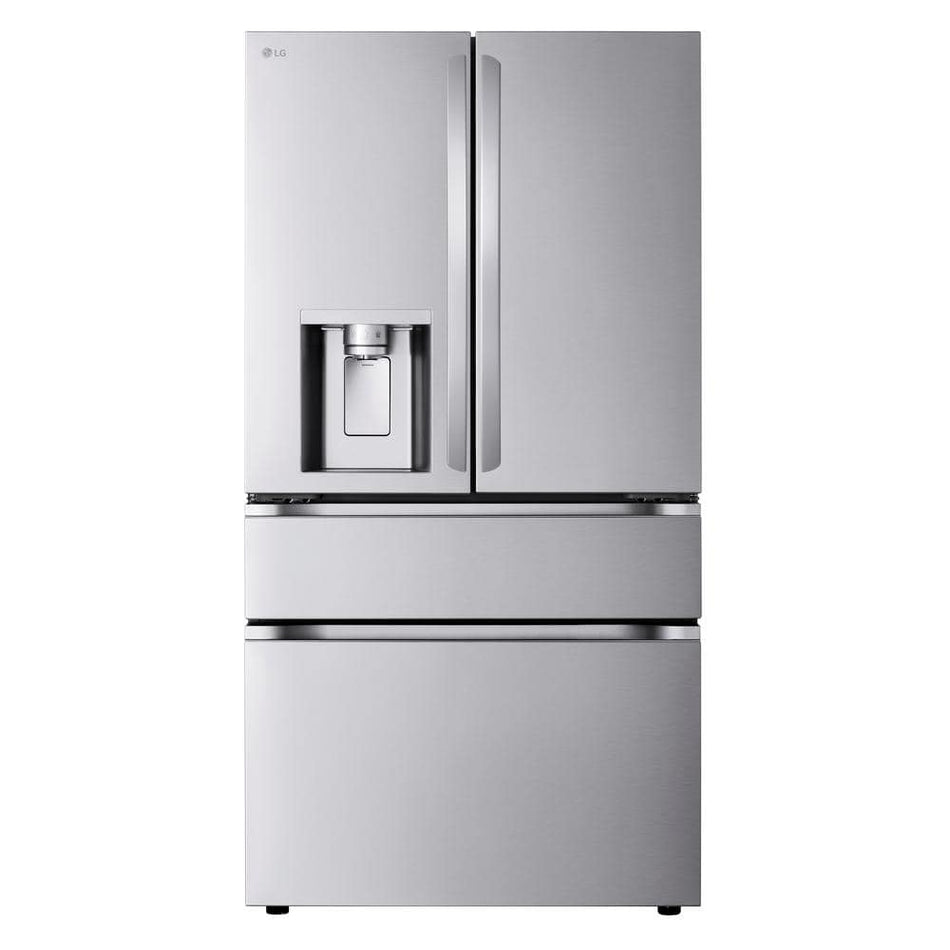 LG 29 cu. ft. SMART Standard Depth MAX French Door Refrigerator with Full Convert Drawer in PrintProof Stainless Steel