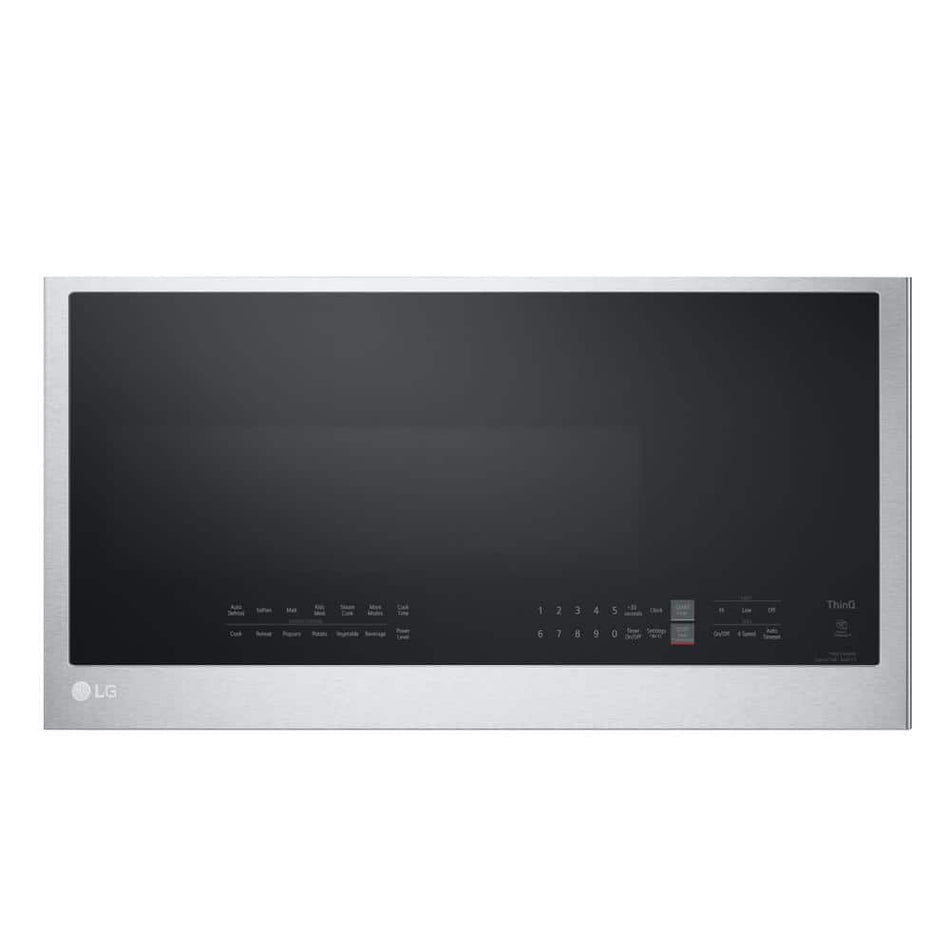 LG Smart 30 in. W 2 cu. ft. Over the Range Microwave with EasyClean 1,050-Watt in PrintProof Stainless Steel