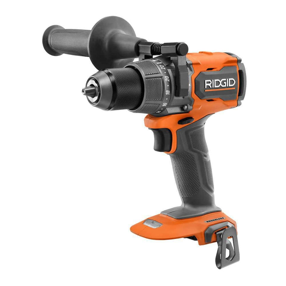 RIDGID 18V Brushless Cordless 1/2 in. High Torque Hammer Drill/Driver (Tool Only)