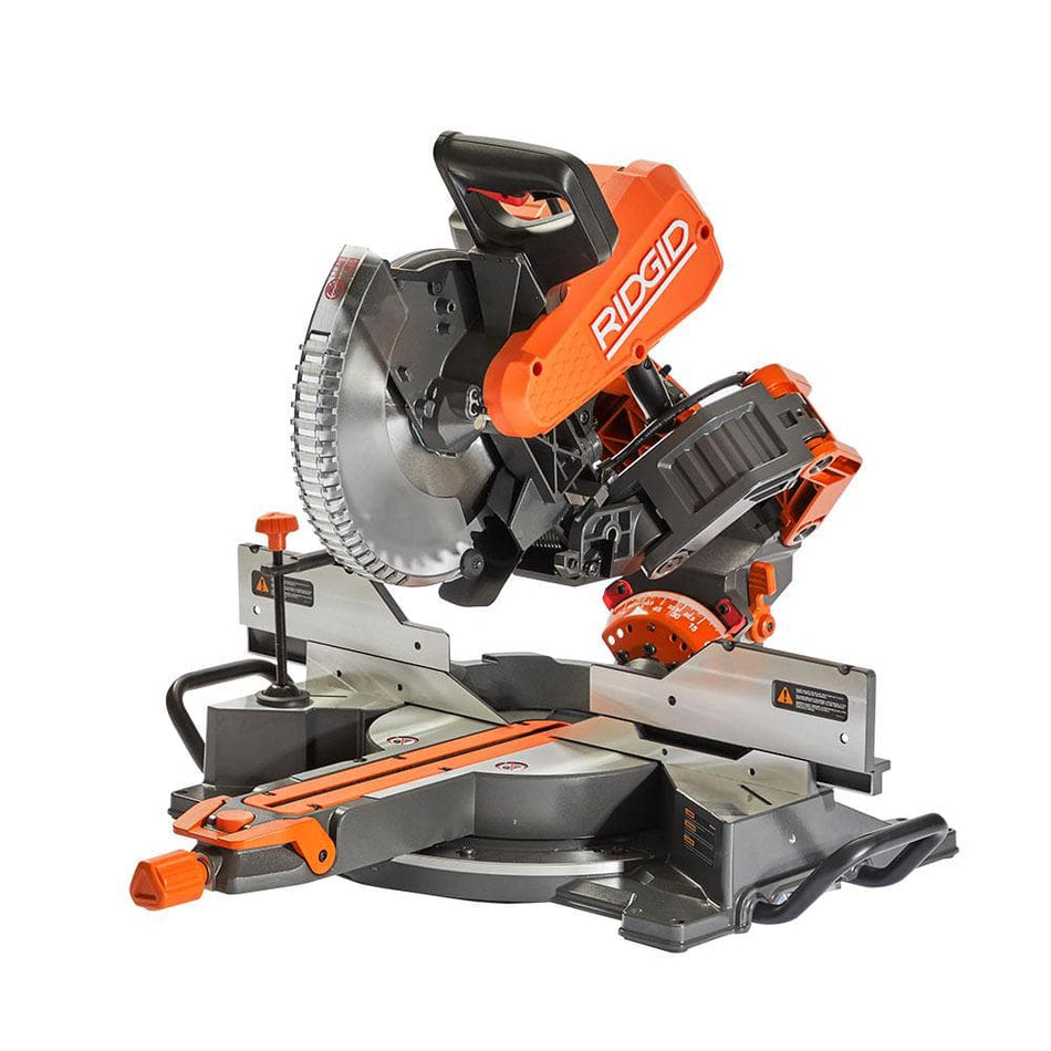 RIDGID 10 in. Dual Bevel Sliding Miter Saw