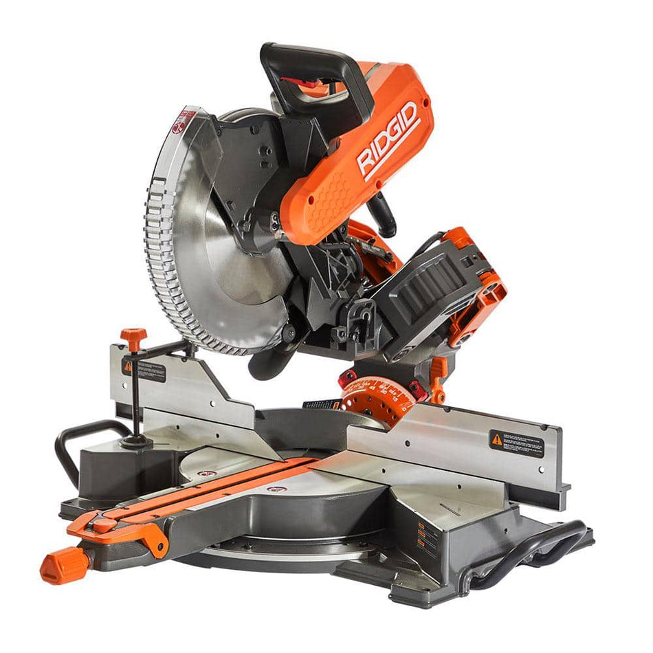 RIDGID 12 in. Dual Bevel Sliding Miter Saw