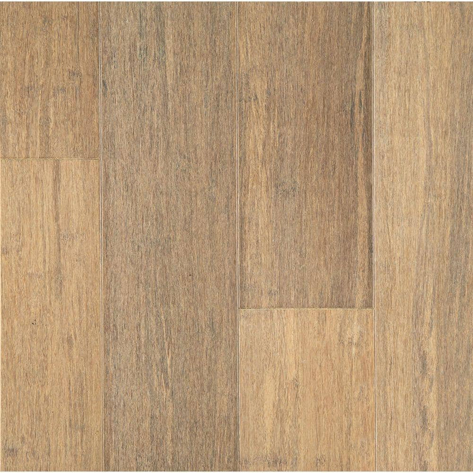 OptiWood Sandstone 1/4 in. T x 5.1 in. W Hand Scraped Engineered Bamboo Flooring (11.6 sqft/case)