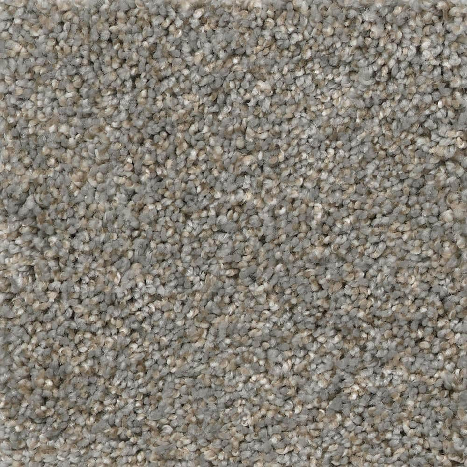 Home Decorators Collection Trendy Threads II - Searcy - Gray 60 oz. SD Polyester Texture Installed Carpet