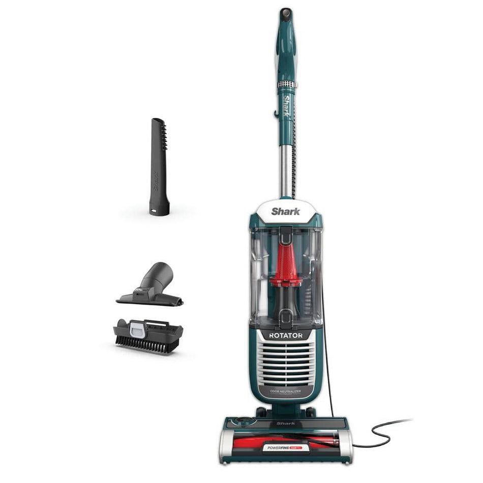 Shark Rotator Swivel Pro Bagless Corded Upright Vacuum with PowerFins HairPro and Odor Neutralizer Technology in Green - ZU81