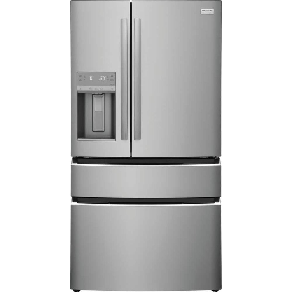FRIGIDAIRE GALLERY 21.5 cu. ft. 4-Door French Door Refrigerator in Stainless Steel, Counter-Depth