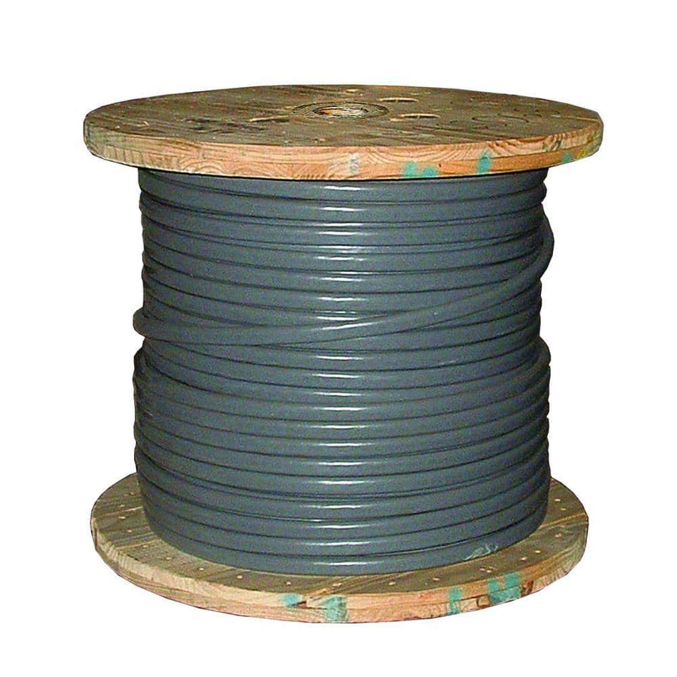 Southwire 500 ft. 2-2-4 Gray Stranded AL SEU Cable