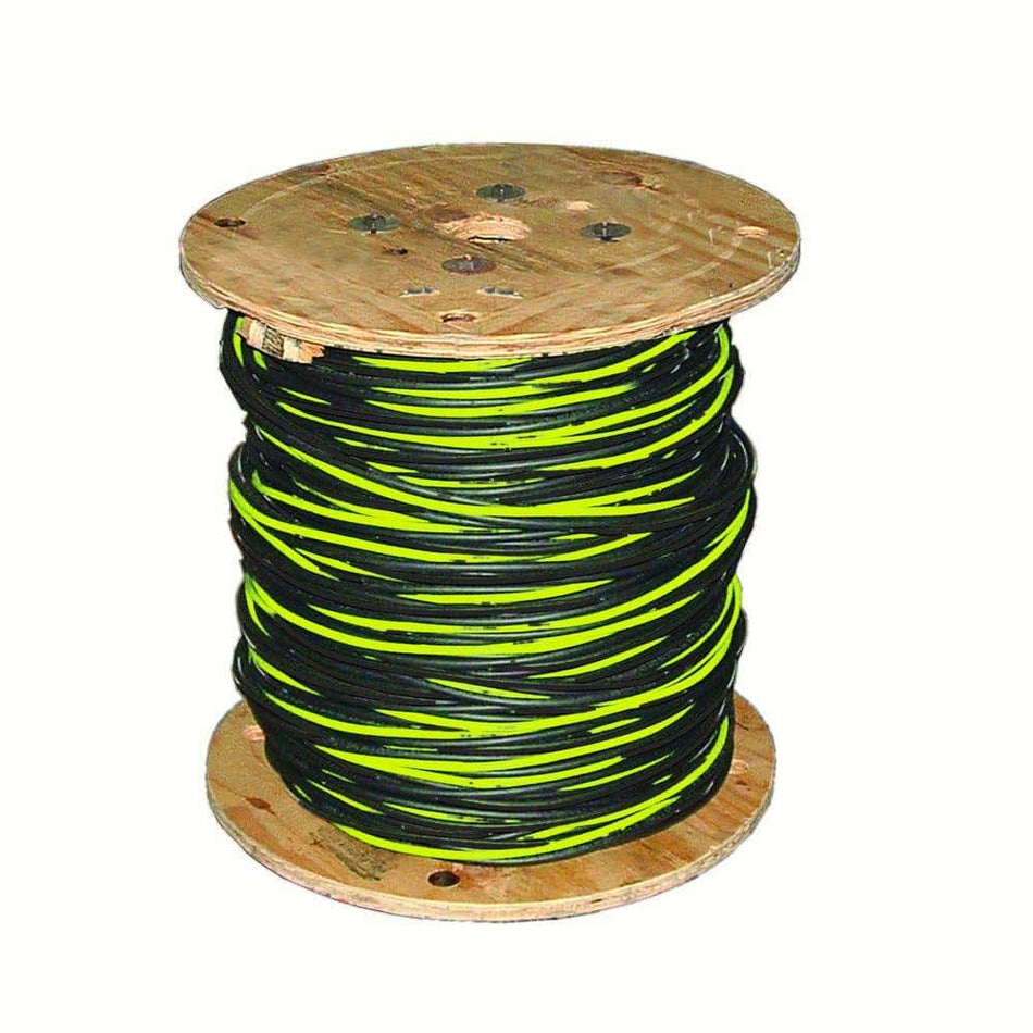 Southwire 500 ft. 2-2-2-4 Black Stranded AL Quad Dyke URD Cable