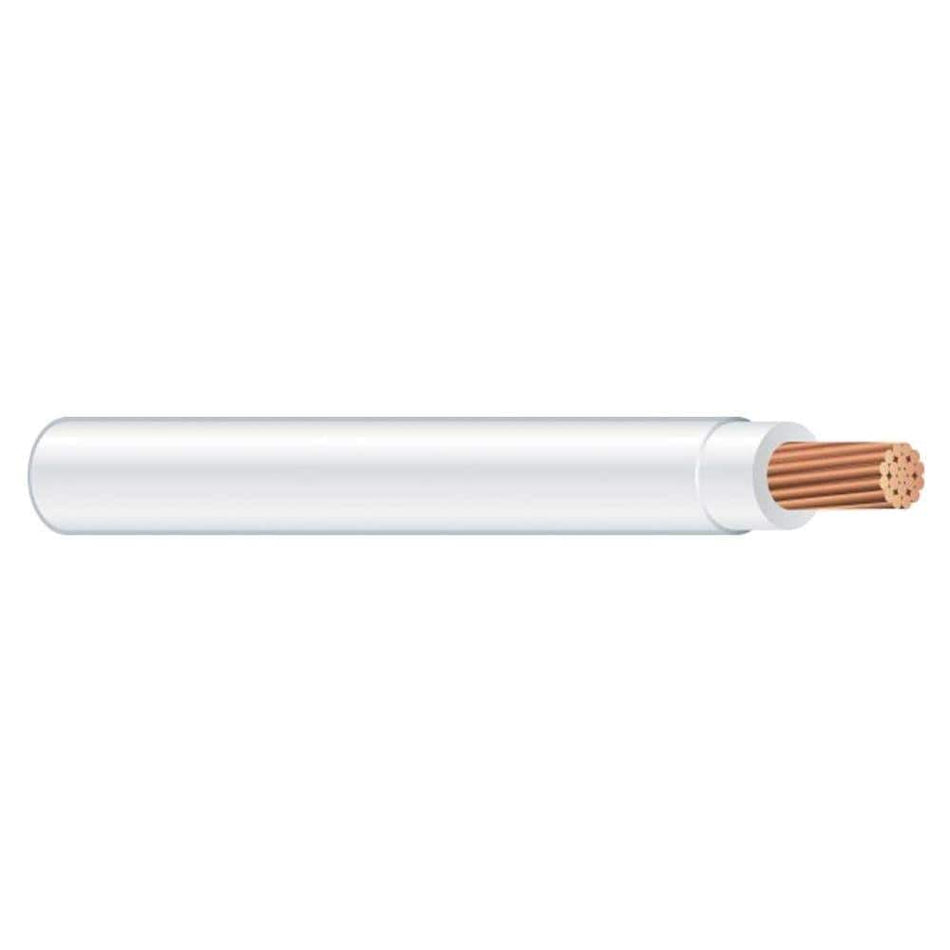 Southwire (By-the-Foot) 6 White Stranded CU SIMpull THHN Wire