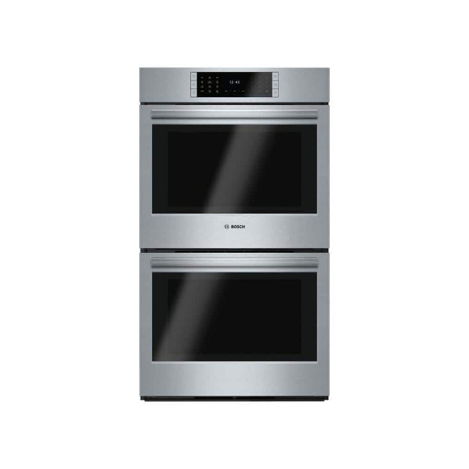 Bosch Benchmark Benchmark Series 30 in. Built-In Double Electric Convection Wall Oven with Fast Preheat, Self-Clean in Stainless Steel