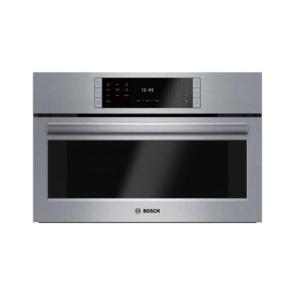 Bosch Benchmark Benchmark Series 30 in. 1.4 cu. ft. Built-In Single Electric Steam Convection Wall Oven in Stainless Steel