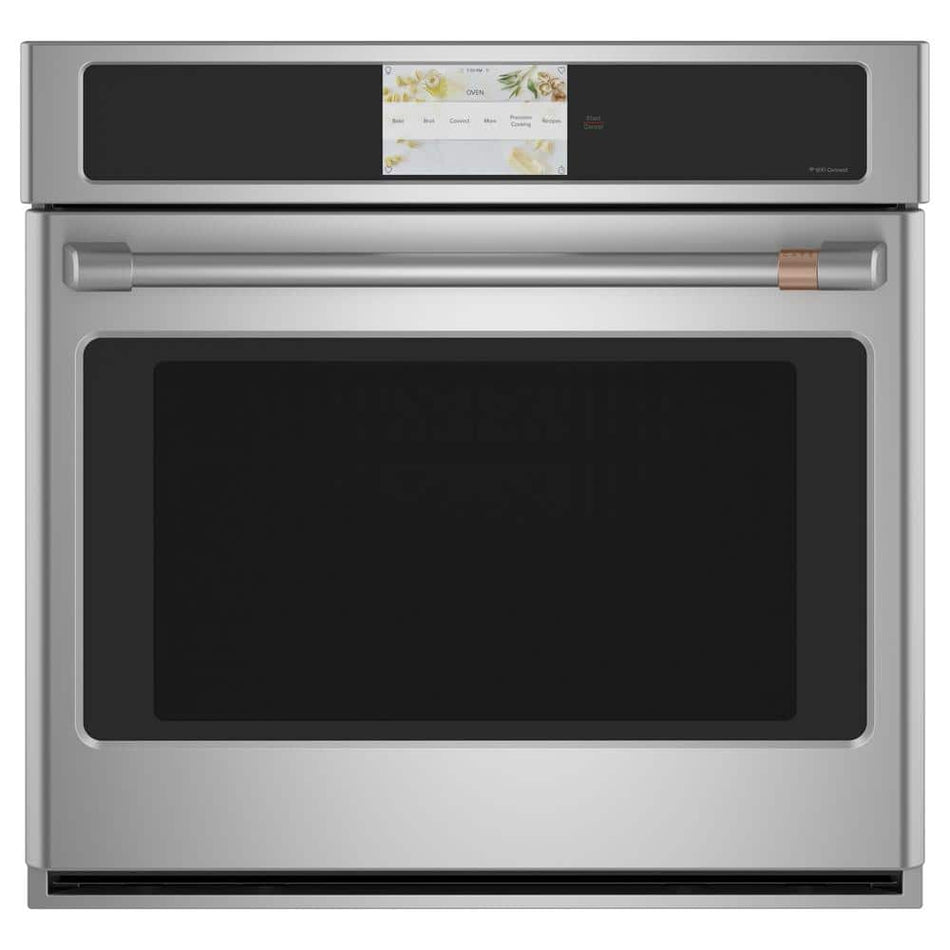 Cafe 30 in. Smart Single Electric Wall Oven in Stainless Steel with Convection Cooking