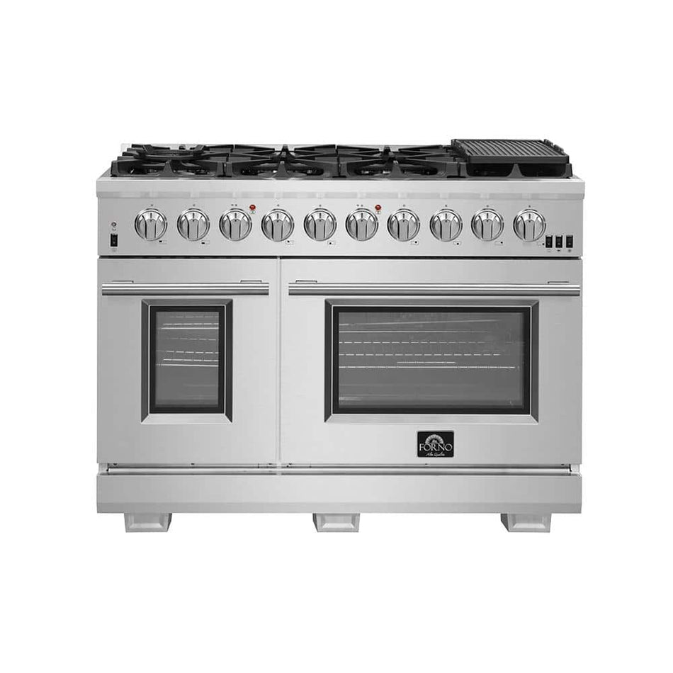 Forno Capriasca - Titanium Professional 48 in. Freestanding Gas Range