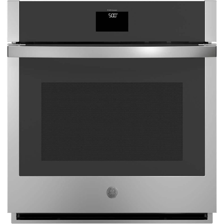 GE 27 in. Smart Single Electric Wall Oven with Convection and Self Clean in Stainless Steel