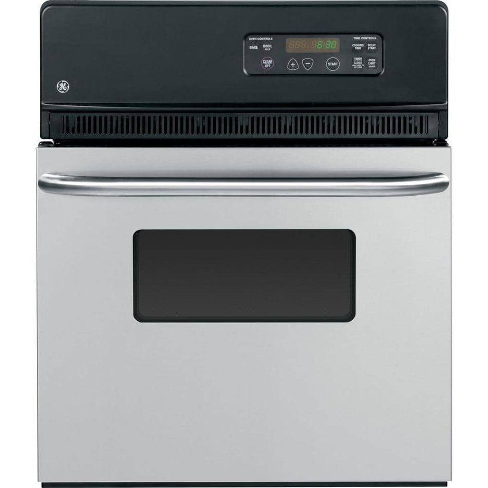 GE 24 in. Single Electric Wall Oven in Stainless Steel