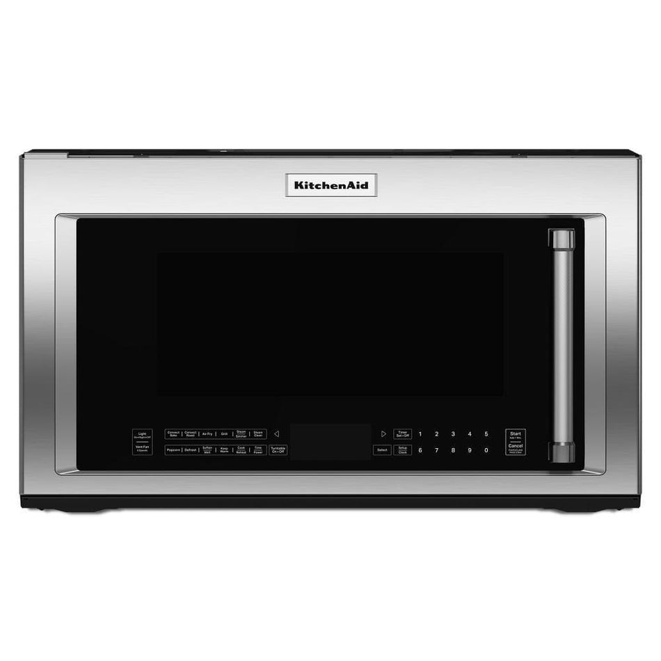 KitchenAid 30 in. W 1.9 cu. ft. 1800-Watt Over the Range Microwave with Air Fry in Stainless Steel