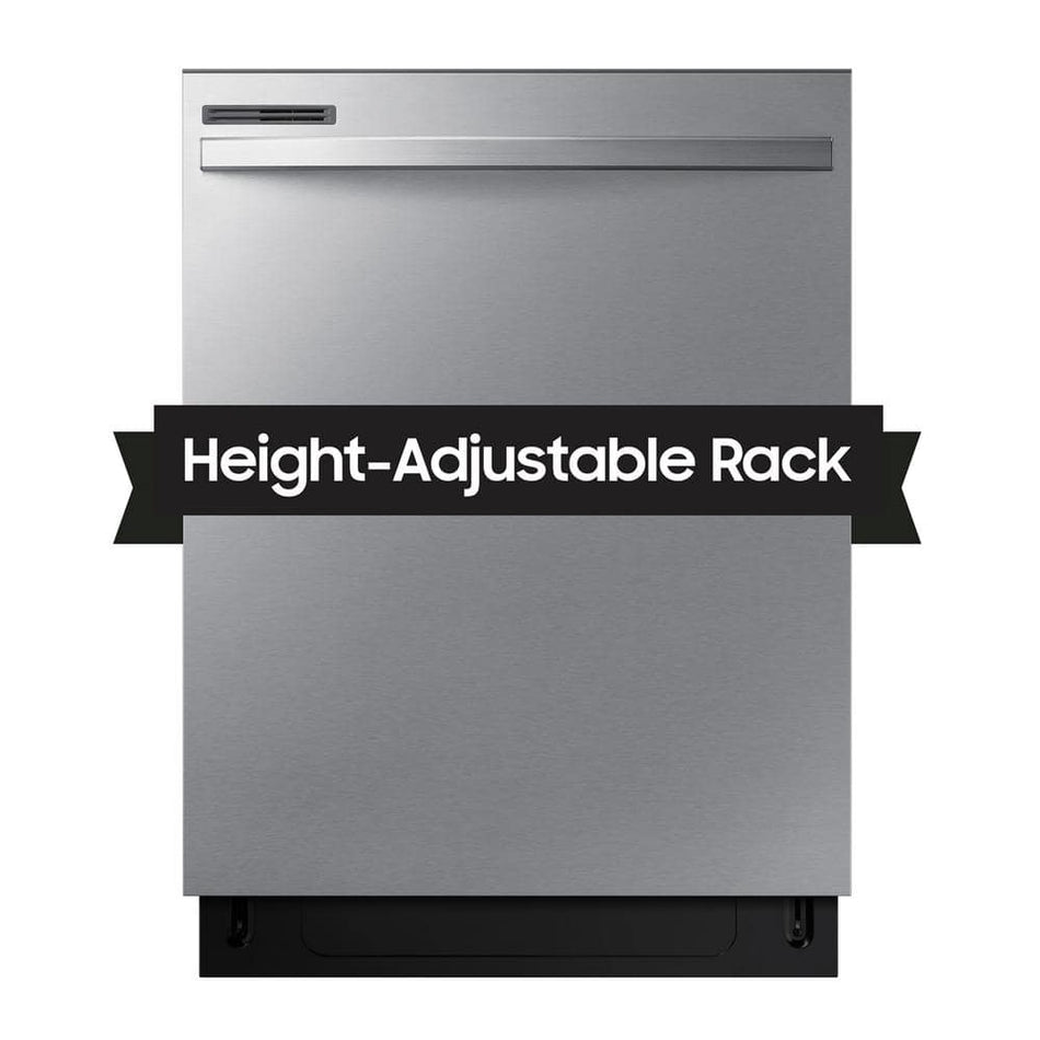 Samsung Fingerprint Resistant 53 dBA Dishwasher with Adjustable Rack in Stainless Steel