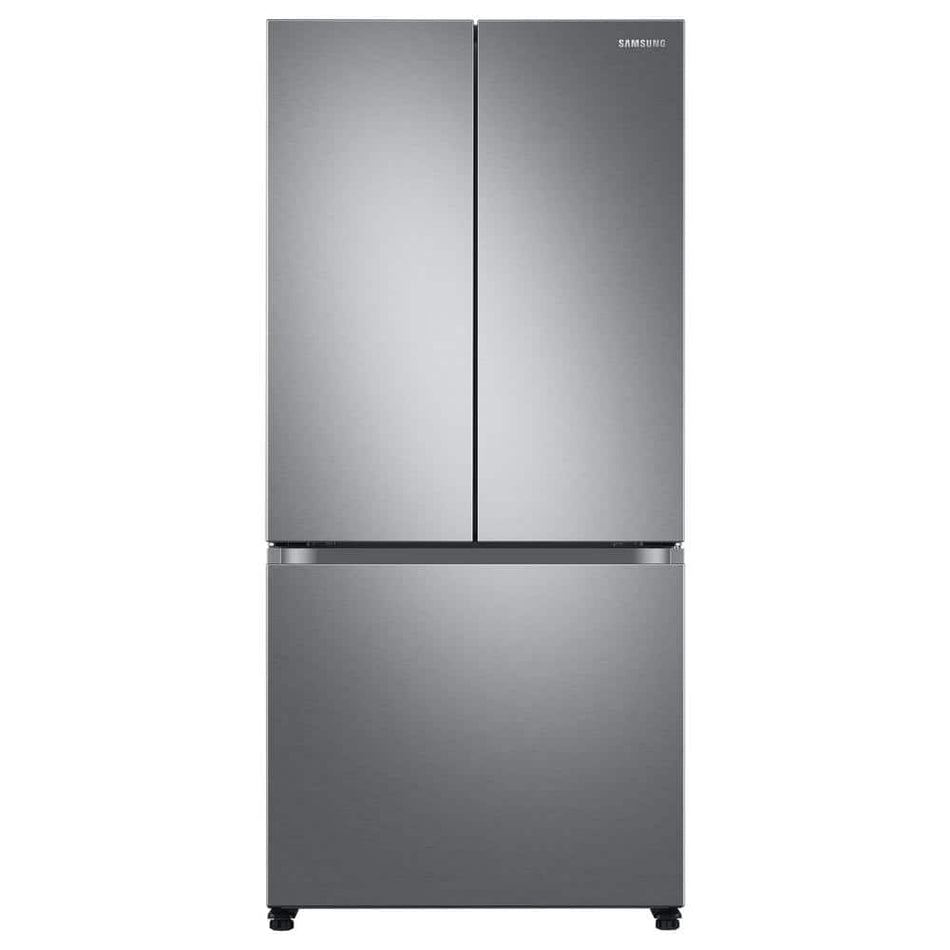 Samsung 17.5 cu. ft. 3-Door French Door Smart Refrigerator in Stainless Steel, Counter Depth