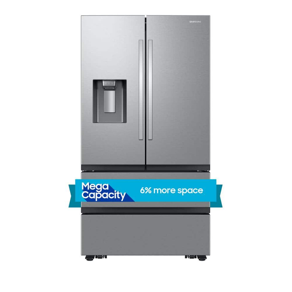 Samsung 30 cu. ft. Mega Capacity 4-Door French Door Refrigerator with Four Types of Ice in Stainless Steel